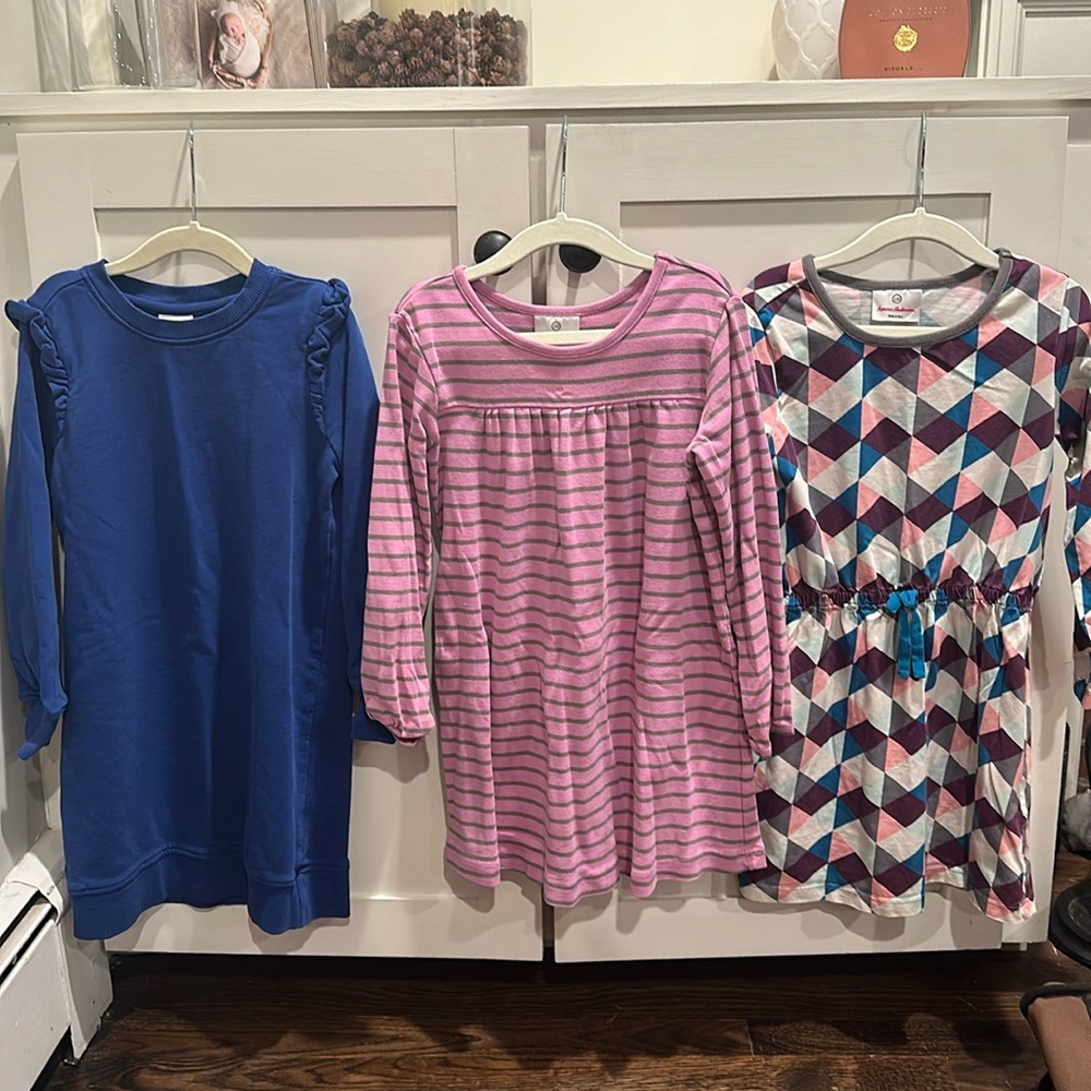 3 Hanna Andersson size 5 (110cm) dresses